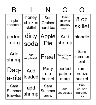 C3 Boston Bingo Card