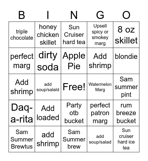 C3 Boston Bingo Card
