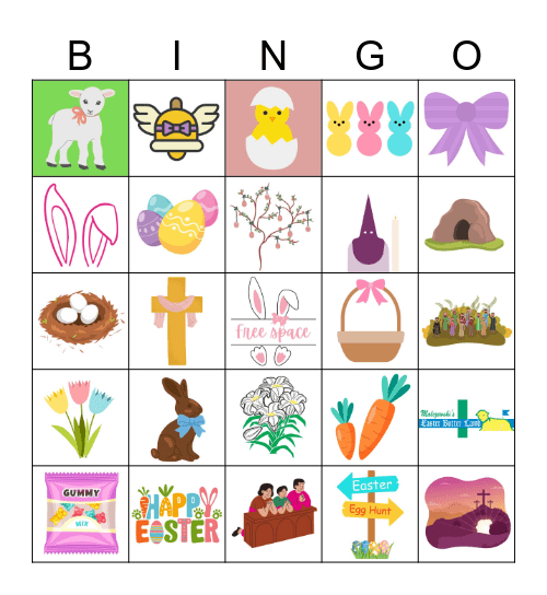 Easter Symbols and Traditions Bingo Card
