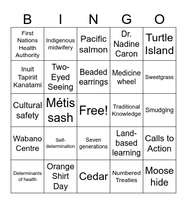 NCCIH Trivia! Bingo Card