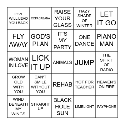 JEWS Bingo Card
