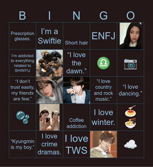 Payni Bingo Card