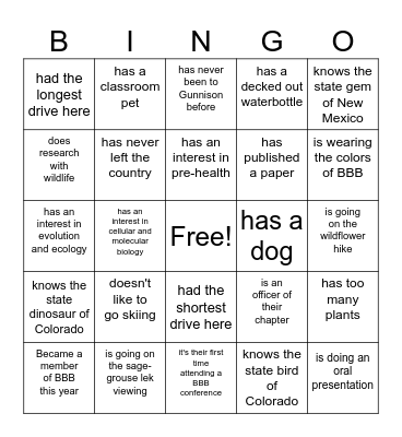 TriBeta  "Find Someone Who..." Bingo Card