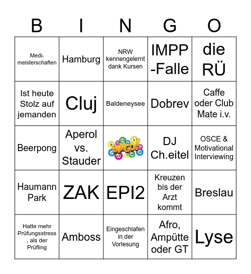 M2 Bootsparty Bingo Card