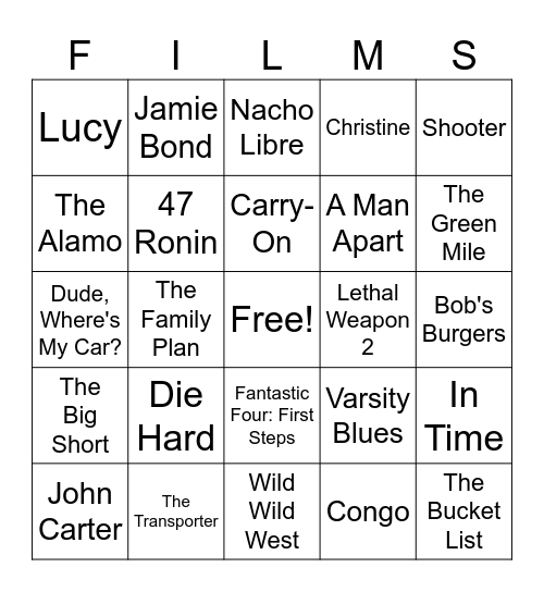 Movies_04122025 Bingo Card