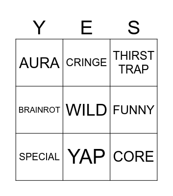 IG REALS BINGO Card
