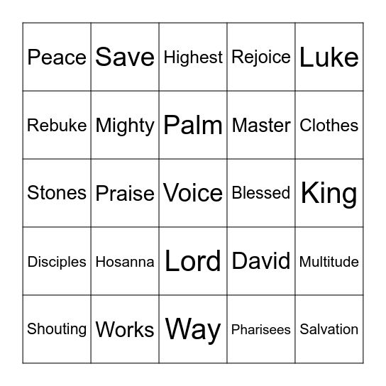 4.13.25_Luke 19 Bingo Card