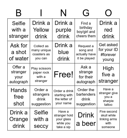 EASTER Bingo Card
