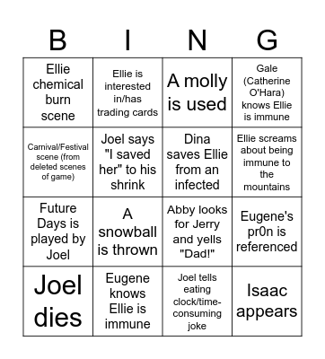 250413 Test 2 Bingo Card