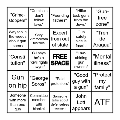 HEARING BINGO Card