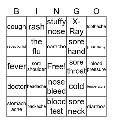 I have a/an Bingo Card