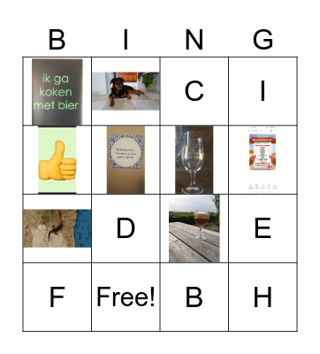 Test bingo Card
