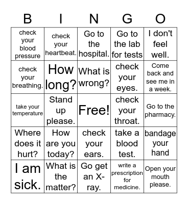 The Doctor says... Bingo Card