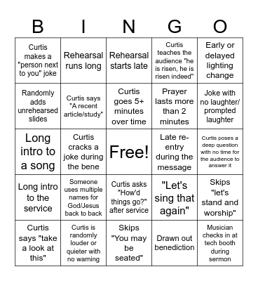 Resonate Tech Easter Bingo Card