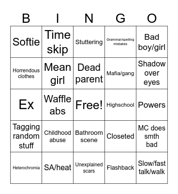 Gacha Bingo Card