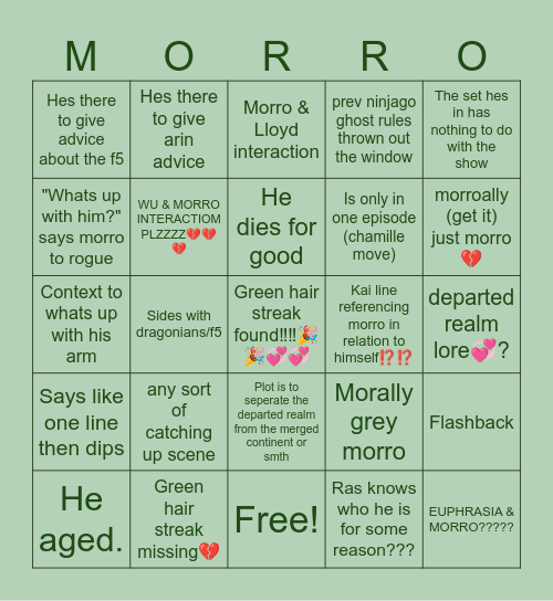 Dragons rising season 3 Bingo Card