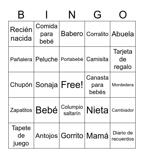 IVANNA Bingo Card