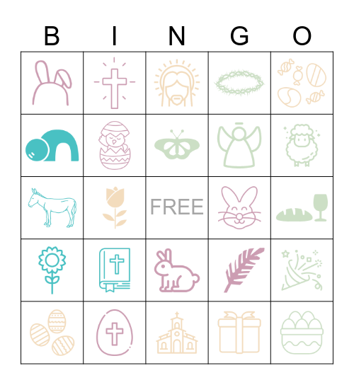 Christ Centered Bingo Card