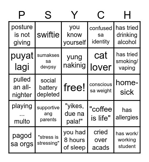 02 BINGO Card