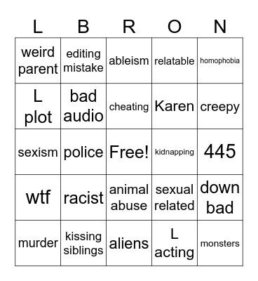 tomorrows teachings Bingo Card