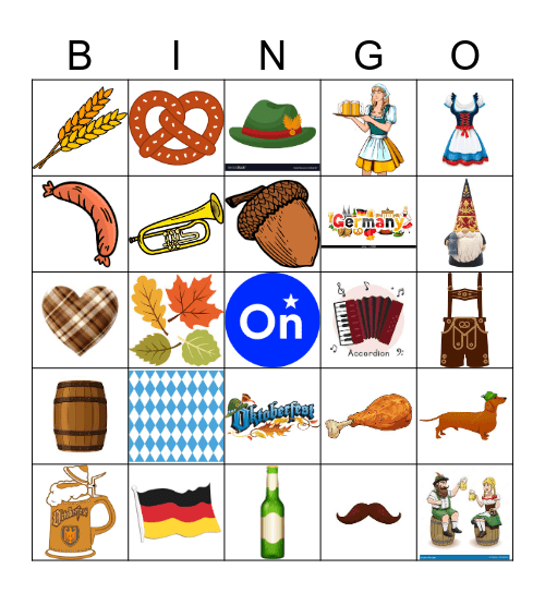 OktoberFest Bingo Card