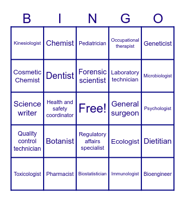 Stem Cell Talks Career Bingo! Bingo Card