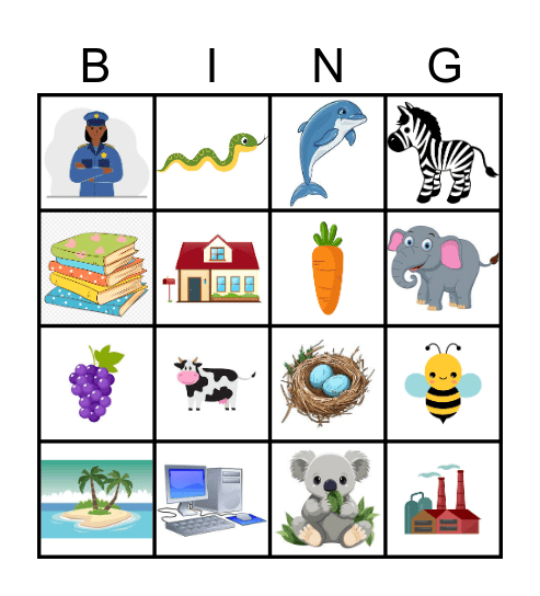 ABC BINGO Card