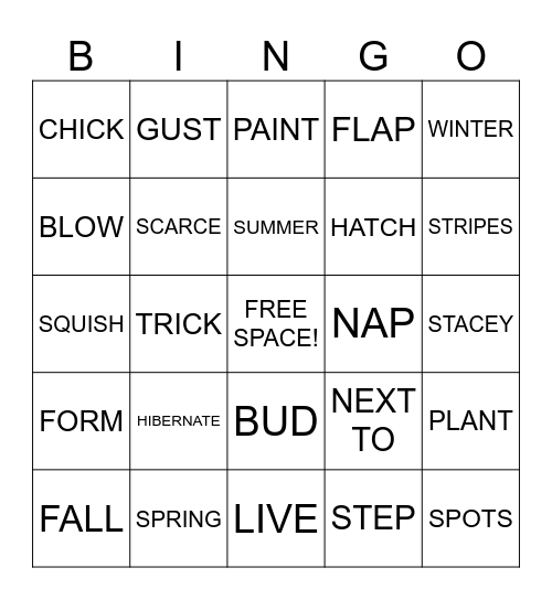 WAVE BINGO Card