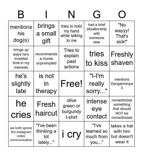April 16 2025 Bingo Card