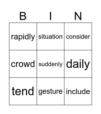 You Bingo, I Bingo Card