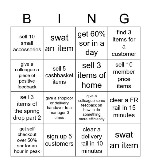 EASTER BINGO 868 Bingo Card