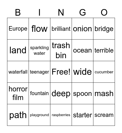 FF3 Bingo Card