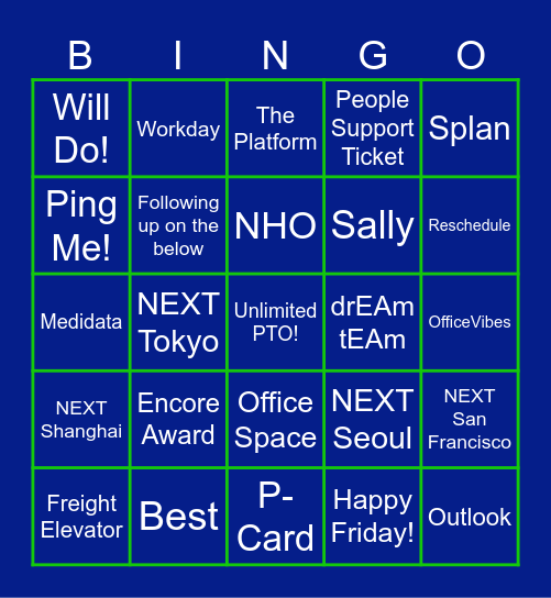 Medidata Admin Professionals Day Bingo 2025! Bingo Card