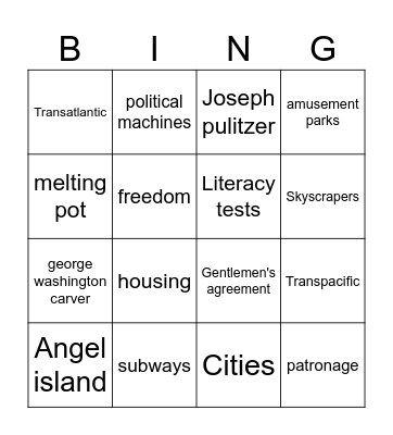 module 13 bijngo Bingo Card