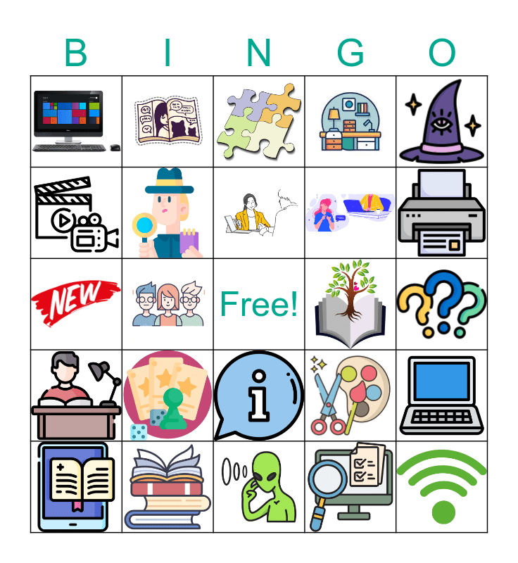 Brightpoint Library Bingo Card