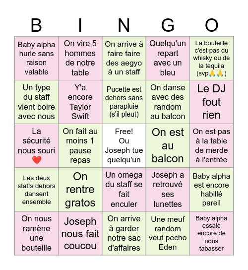 Bingo Danco 🕺 Bingo Card