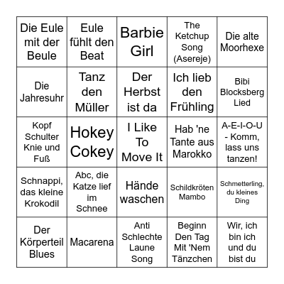 Annika's Abenteuer Bingo Card