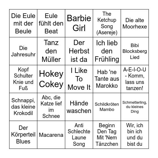 Annika's Abenteuer Bingo Card