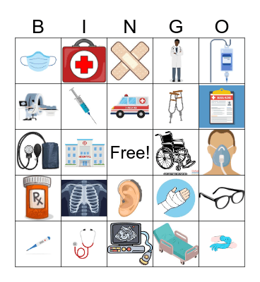 Medical Tools & Technology Bingo Card