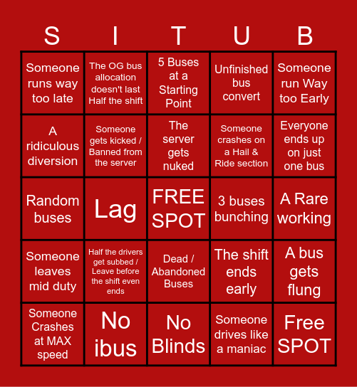 ShiftHub Bingo EDITION Bingo Card