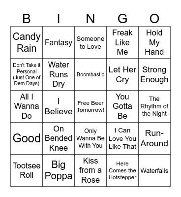 zMusic Turning 30 This Year Bingo Card