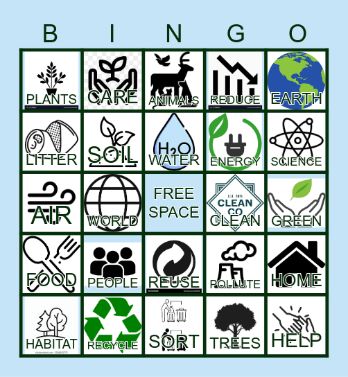 EARTH DAY Bingo Card