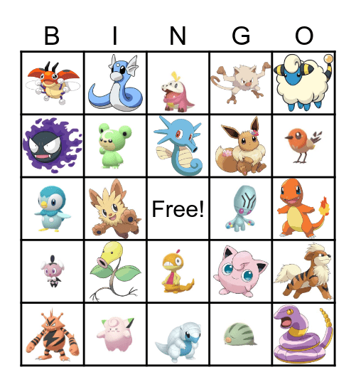 Pokemon Go Fest 2025 Bingo Card