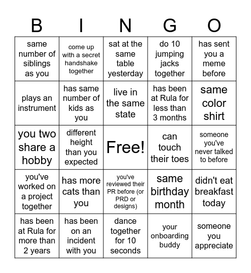 Patient EPD Bingwow 4/25 Bingo Card