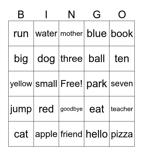 Getting to know Bingo Card