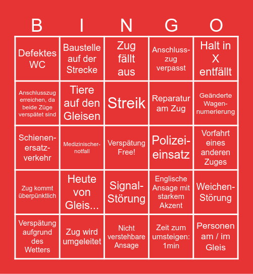 DB-Bingo Card