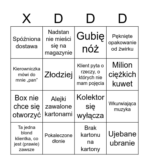 Rossmann Core Bingo Card Rossmann Core Bingo Card