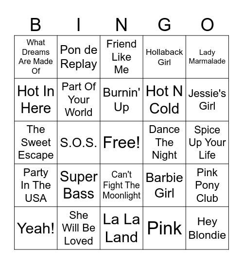 Happy Birthday Paige! Bingo Card