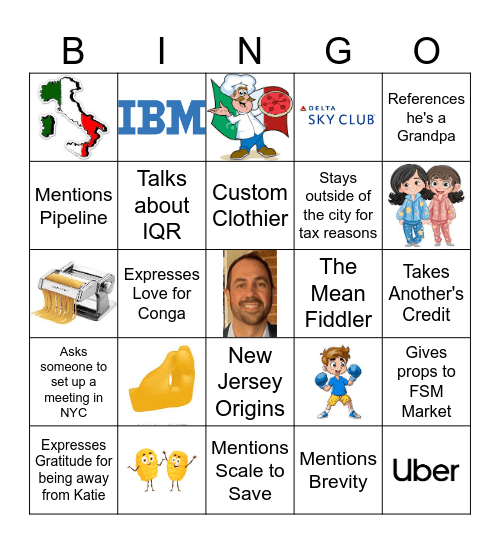 Biello Bingo Card