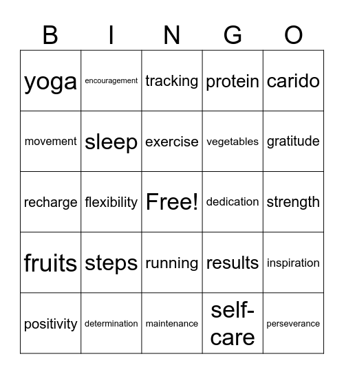 TOPSI Bingo Card